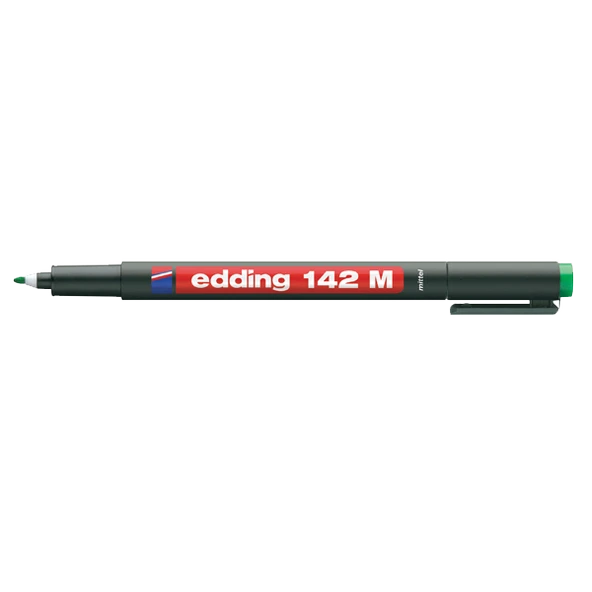 Edding E-142 M Asetat Kalemi Yeşil 10 Lu Ed14204 (1 Paket 10 Adet) ürün görseli 1