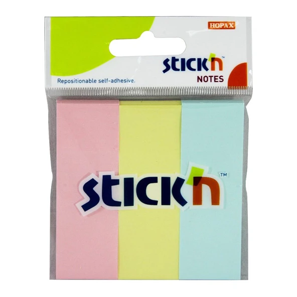 Hopax Stickn İndeks 3 Blok 50 Yaprak 76X25 Cm 3 Renk 21128 ürün görseli 1
