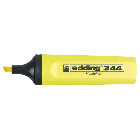 Edding E-344 Fosforlu Kalem Sarı 10 Lu Ed34405 (1 Paket 10 Adet) ürün görseli 1