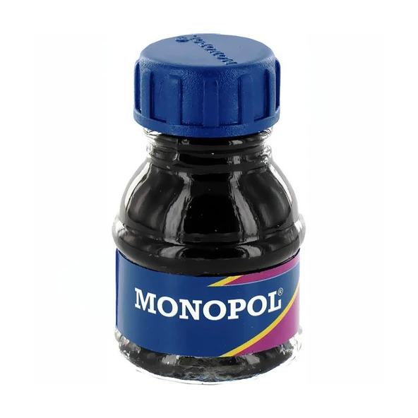 Monopol 1103 Çini Mürekkebi Cam Şişede Mavi (12 Li Paket) ürün görseli 1