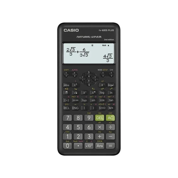 Casio Fx-82-Es Fonksiyonlu Hesap Makinesi FX-82ESPLUSBK-WDTV(TH) ürün görseli 1