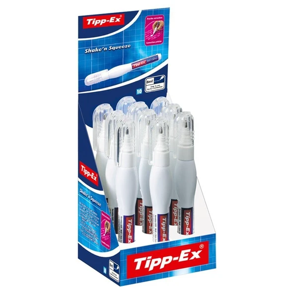 Bic Tippex Sıvı Daksil Shaken Squeeze 802422 (10 Lu Paket) ürün görseli 1