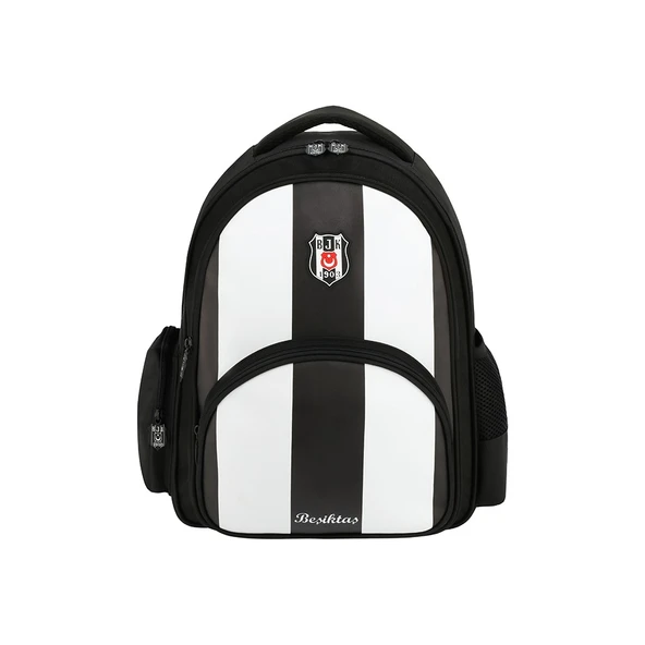 Me Çanta Okul Sırt Çantası Beşiktaş Çubuklu Suni Deri 25356 ürün görseli 1