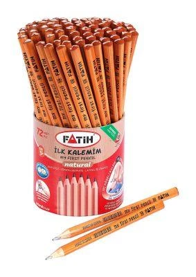 Fatih İlk Kalemim Jumbo Üçgen Naturel 72 Li Fa12050Kl0072 (1 Paket 72 Adet) ürün görseli 1