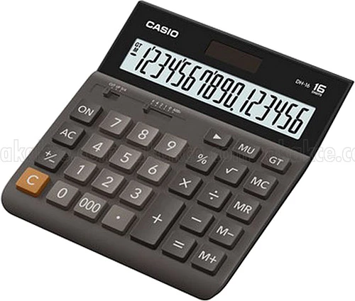 Casio Dh-16-Bk 16 Hane Hesap Makinesi ürün görseli 1