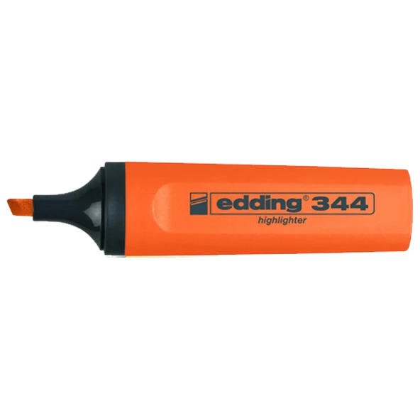 Edding E-344 Fosforlu Kalem Turuncu 10 Lu Ed34406 (1 Paket 10 Adet) ürün görseli 1