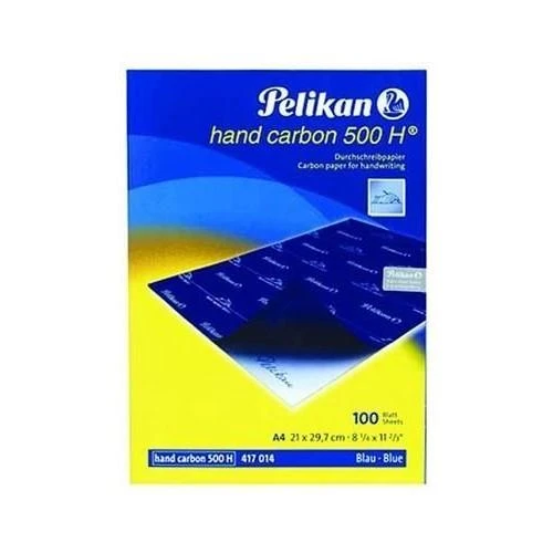 Pelikan 500-H A4 Karbon Kağıdı Hand Mavi 100 Lü Pl417014Crma (1 Paket 100 Adet) ürün görseli 1