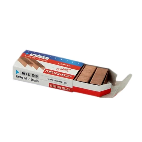 Mimaks Zımba Teli Süper Bakır No:10 10 Lu (1 Paket 10 Adet) ürün görseli 1