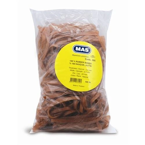 Mas Lastik 100X65 Mm Geniş 500 Gr Poşet 395 ürün görseli 1