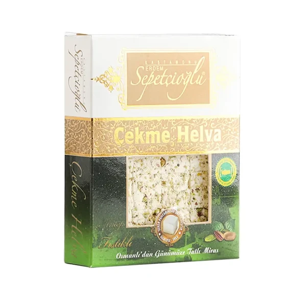 Sepetçioğlu Kastamonu Meşhur Antep Fıstıklı Çekme Helva 120 G ürün görseli 1