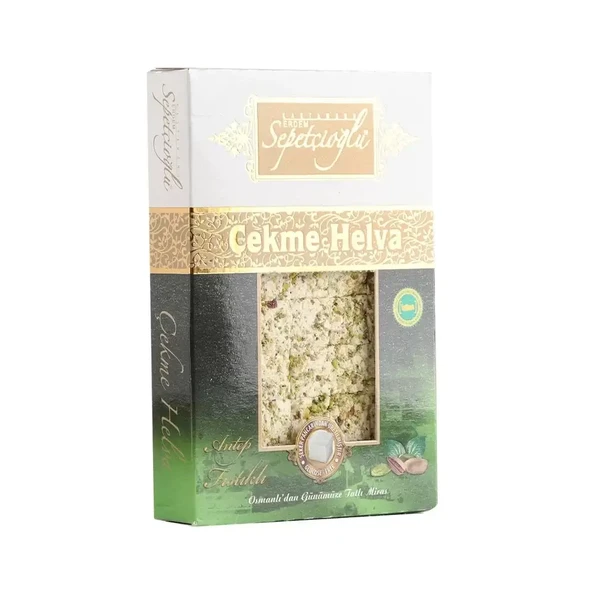 Sepetçioğlu Kastamonu Meşhur Antep Fıstıklı Çekme Helva 280 G ürün görseli 1