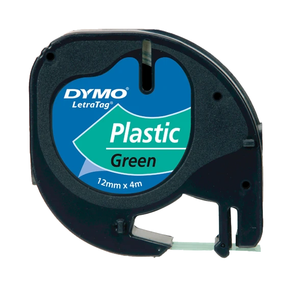 Dymo Letratag Plastik Şerit 12X4 Mt Yeşil 91204 S0721640 ürün görseli 1