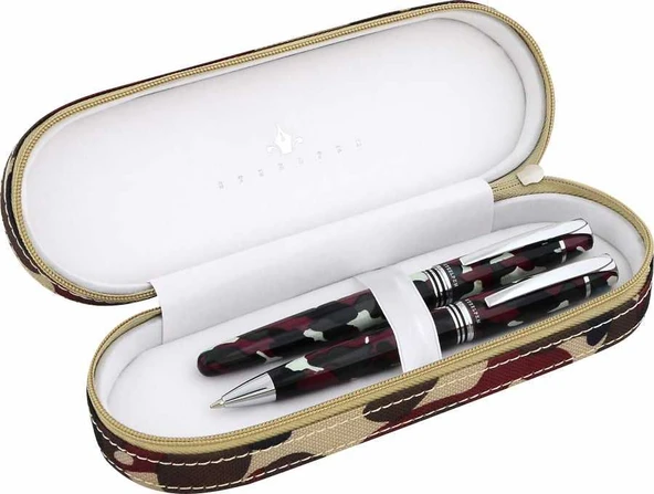 Steelpen 0029 Dolma Kalem + Tükenmez Kalem Set Kamuflaj ürün görseli 1