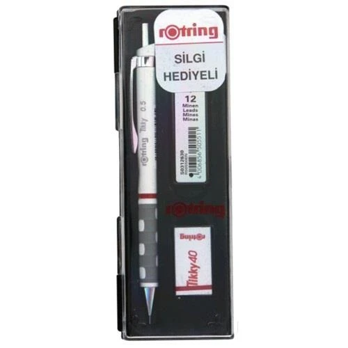 Rotring Okul Seti 0,5 Mm Beyaz Versatil Kalem+Min+Silgi Ro-Kk07-05B ürün görseli 1