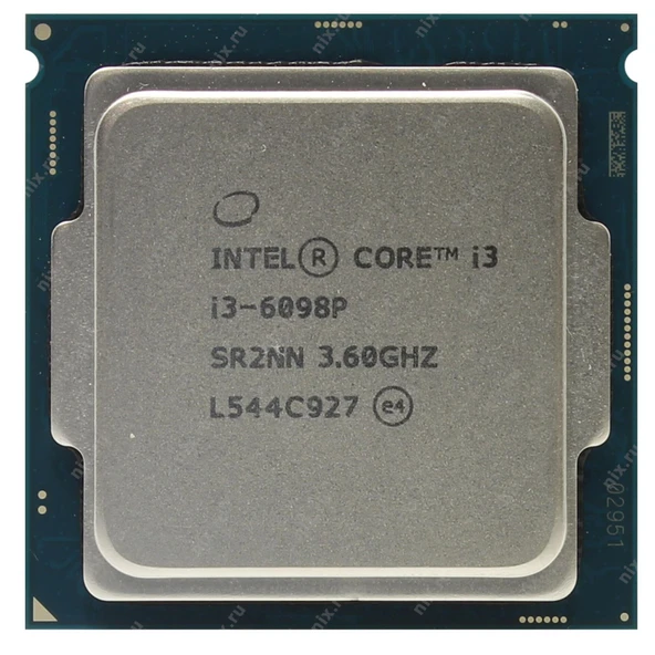 Intel Core i3 6098P Soket 1151 3.6GHz 3MB Önbellek 14nm İşlemci - Tray (2EL) ürün görseli 1