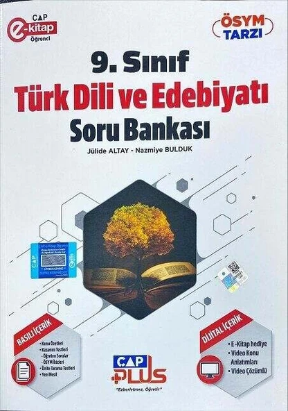 9. Sınıf Anadolu Lisesi Türk Dili ve Edebiyatı Soru Bankası Çap Yayınları ürün görseli 1