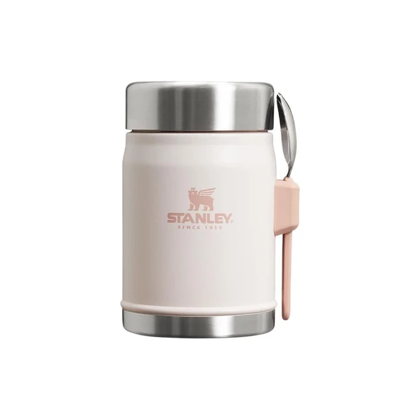 STANLEY THE LEGENDARY FOOD JAR + SPORK 0.4 LT / 14OZ ROSE QUARTZ ürün görseli 1