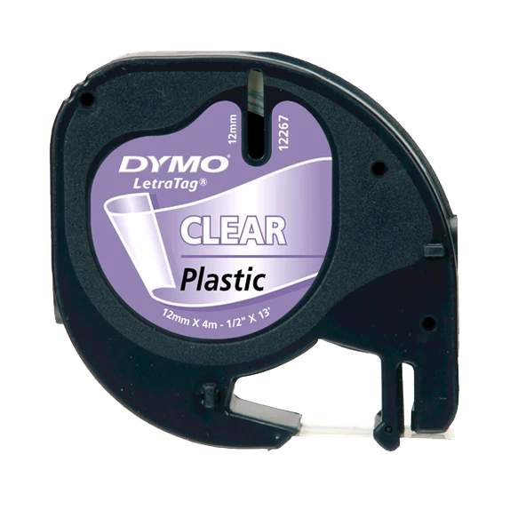 Dymo Letratag Plastik Şerit 12X4 Mt Şeffaf 12267 S0721530 ürün görseli 1