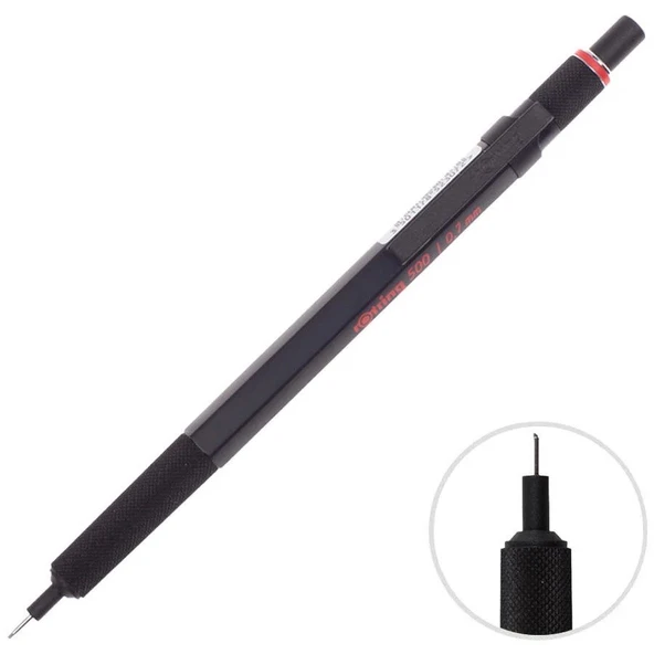 Rotring 500 Versatil Kalem 0,7 Mm Siyah 1904727 ürün görseli 1