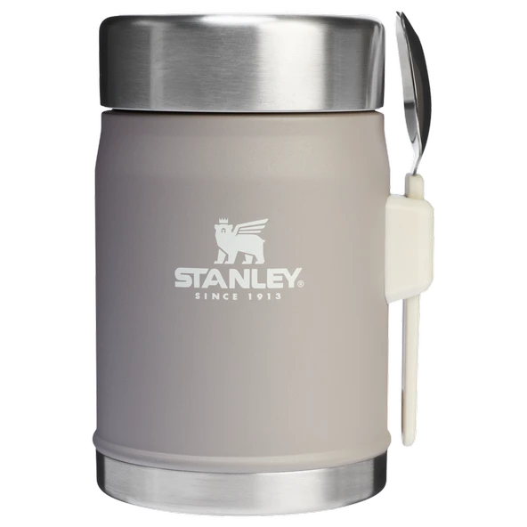 STANLEY The Legendary Food Jar + Spork 0.4L / 14oz Ash 2.0 ürün görseli 1