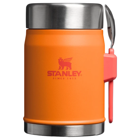 STANLEY The Legendary Food Jar + Spork 0.4L / 14oz Goldenrod Coral ürün görseli 1