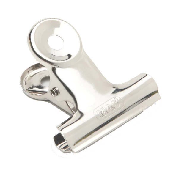 Mas 940 Metal Yaylı Kıskaç 30 Mm Beyaz 24 Lü (1 Paket 24 Adet) ürün görseli 1
