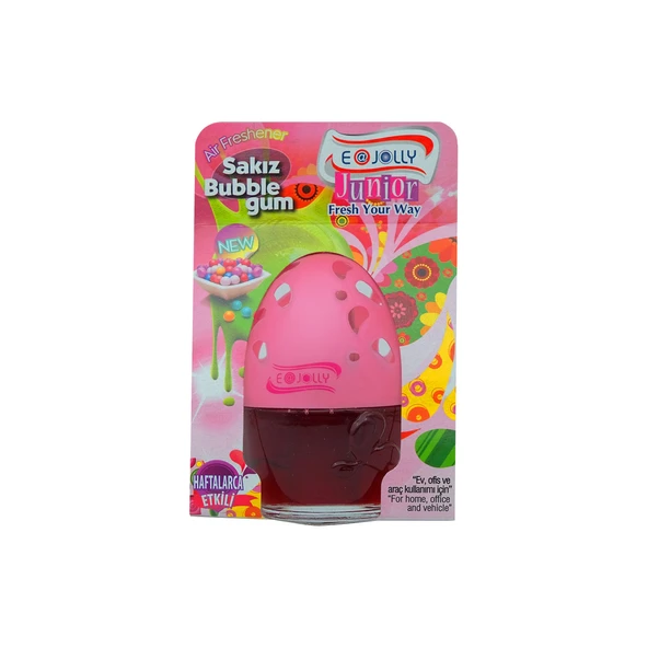 E-Jolly Junior Kavanoz Şişe Oto Kokusu Sakız 100ml ürün görseli 1