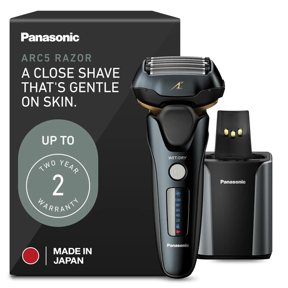 Panasonic Tıraş Makinesi ARC5 Premium Otomatik Temizleme ve Şarj İstasyonlu Tıraş Makinesi ES-LV97-K ürün görseli 1