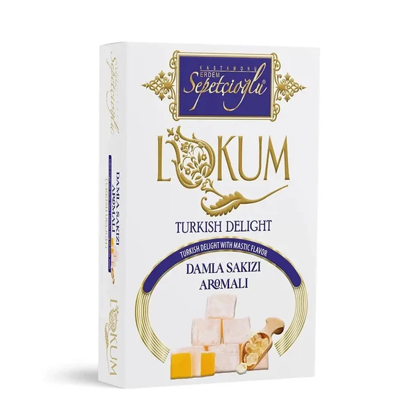Sepetçioğlu Damla Sakızı Aromalı Lokum 270G ürün görseli 1
