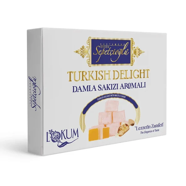 Sepetçioğlu Kastamonu Meşhur Damla Sakızı Aromalı Lokum 540G ürün görseli 1