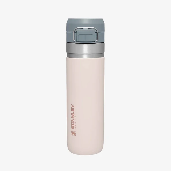 Stanley The Quick-Flip Water Bottle .7L / 24oz Rose Quartz ürün görseli 1