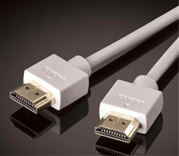 Sonorous Slim White HDMI To Hdmi 1.4V Gold Kablo 1.5 Metre ürün görseli 1