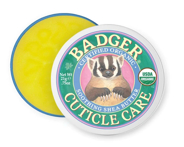 Badger %100 Organik Tırnak Eti Kremi Shea Yağı Narenciye Kokusu 21 ml Teneke Kutu ürün görseli 1