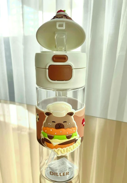 BENİSA SHOP VAGONLIFE DILLER CAPYBARA SULUK TRİTAN KOKU YAPMAZ 600 ML ürün görseli 1