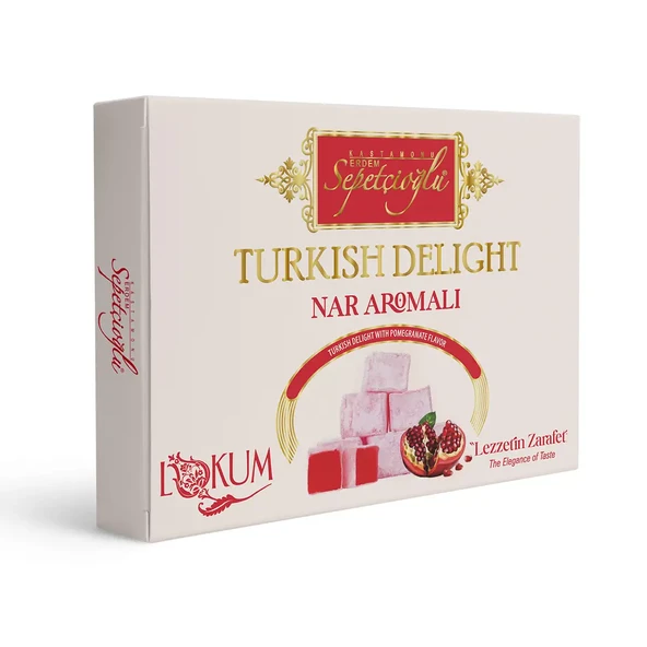 Sepetçioğlu Kastamonu Meşhur Nar Aromalı Lokum 540G - Resim 2