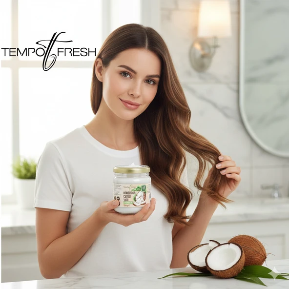 Hindistan Cevizi Yağı 150 gr. TEMPOFRESH - Resim 4