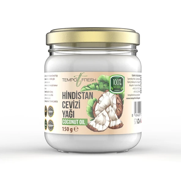 Hindistan Cevizi Yağı 150 gr. TEMPOFRESH ürün görseli 1