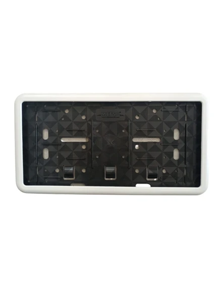 Çerçeveli Dikdörtgen  Plakalık Plaka Altlığı Beyaz 32X17cm 1 Adet ürün görseli 1
