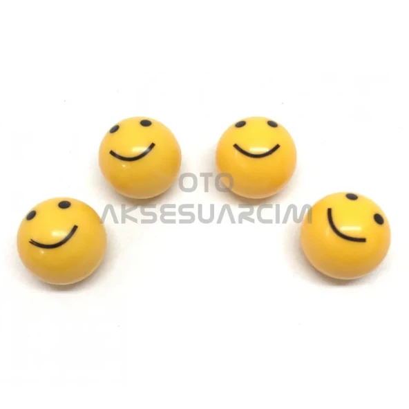 Gülen Emoji Lüx Sibop Kapağı Sarı ürün görseli 1