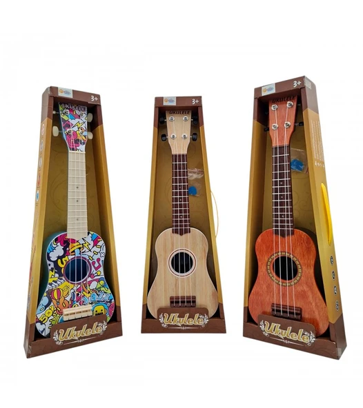 Kutulu Gerçek Gitar Ukulele - Resim 2