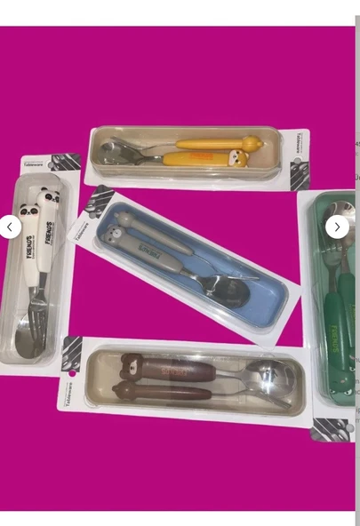 BENİSA SHOP figürlü çocuk kaşık seti - Resim 4