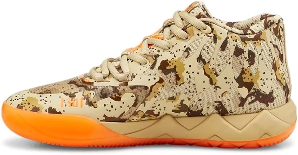Puma Men's Mb.01 Digital Camo Basketball Sneakers Shoes - Beige ürün görseli 1