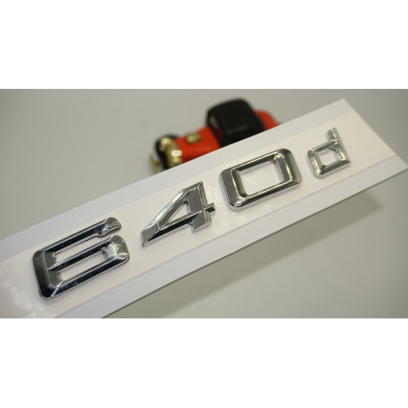 Bmw 640d Bagaj Krom Metal 3M 3D Yazı Logo ürün görseli 1