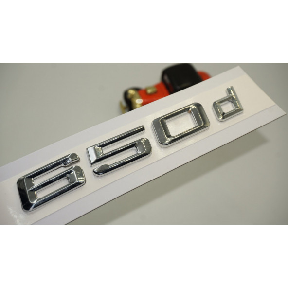Bmw 650d Bagaj Krom Metal 3M 3D Yazı Logo ürün görseli 1