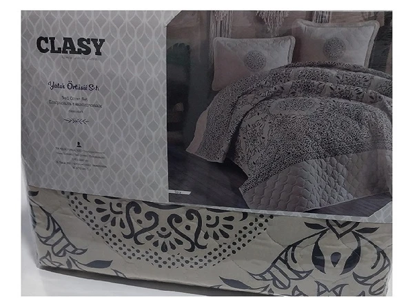 Clasy Yatak örtüsü Seti - Tek kişilik -Bera V1 - Resim 3