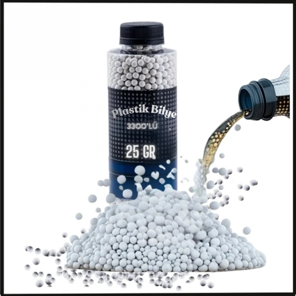 Uyguna-Yakala 3300'lü Plastik Bilye 6mm - 0.25 gr - AC.101 ürün görseli 1