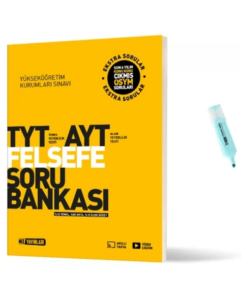 TYT-AYT Felsefe  Soru Bankası ürün görseli 1