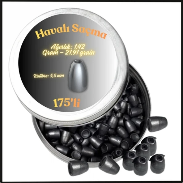 Uyguna-Yakala 5.5 mm (175'li)- Havalı Saçma -AC.095 ürün görseli 1