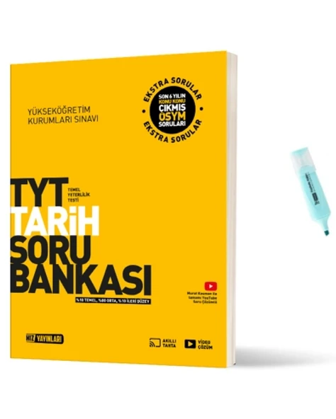 TYT Tarih Soru Bankası ürün görseli 1