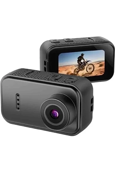 F2 2k 1080p Parmak Kamera 130° Geniş Açı Ips Ekranlı 25g Mini Taşınabilir Cep Kamerası Siyah ürün görseli 1